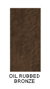 Oil Rubbed Bronze Iron Finish