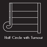 Half Circle with Turnout Starting Step